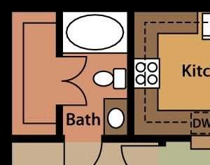 The Harbor floor plan